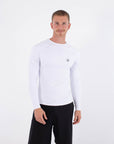 HURLEY | RASH SLIM FIT ICON CIRCLE LS | חולצת לייקרה לבנה 911