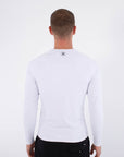 HURLEY | RASH SLIM FIT ICON CIRCLE LS | חולצת לייקרה לבנה 911
