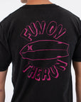 HURLEY | M SIDER BP SS TEE | חולצה שחור קצרה שחור 911