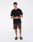 HURLEY | M SIDER BP SS TEE | חולצה שחור קצרה 911