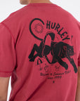 HURLEY | M SIDER BP SS TEE | חולצה קצרה בורדו 911