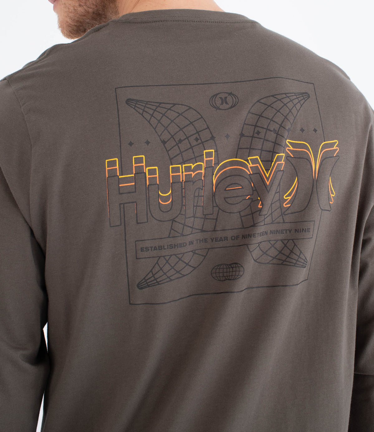 HURLEY | TEE LS PRINTING PRESS MATERO | טי שירט שרוול ארוך