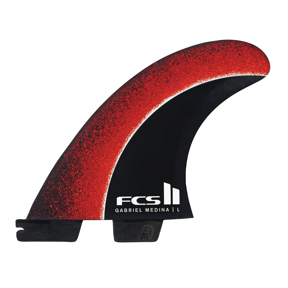 FCS | FCS II GABRIEL MEDINA SIGNATURE TRI FIN SET | חרבות גבריאל מדינה M אדום שחור KS surf ltd