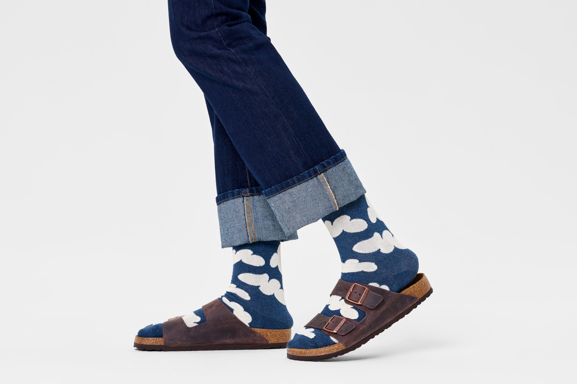 HAPPY SOCKS |CLOUDY SOCK | האפי סוקס זוג גרביים עננים 911