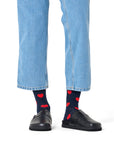 HAPPY SOCKS | HEART SOCK | האפי סוקס זוג גרביים לבבות 911