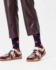 HAPPY SOCKS | HEART SOCK | האפי סוקס זוג גרביים לבבות 911