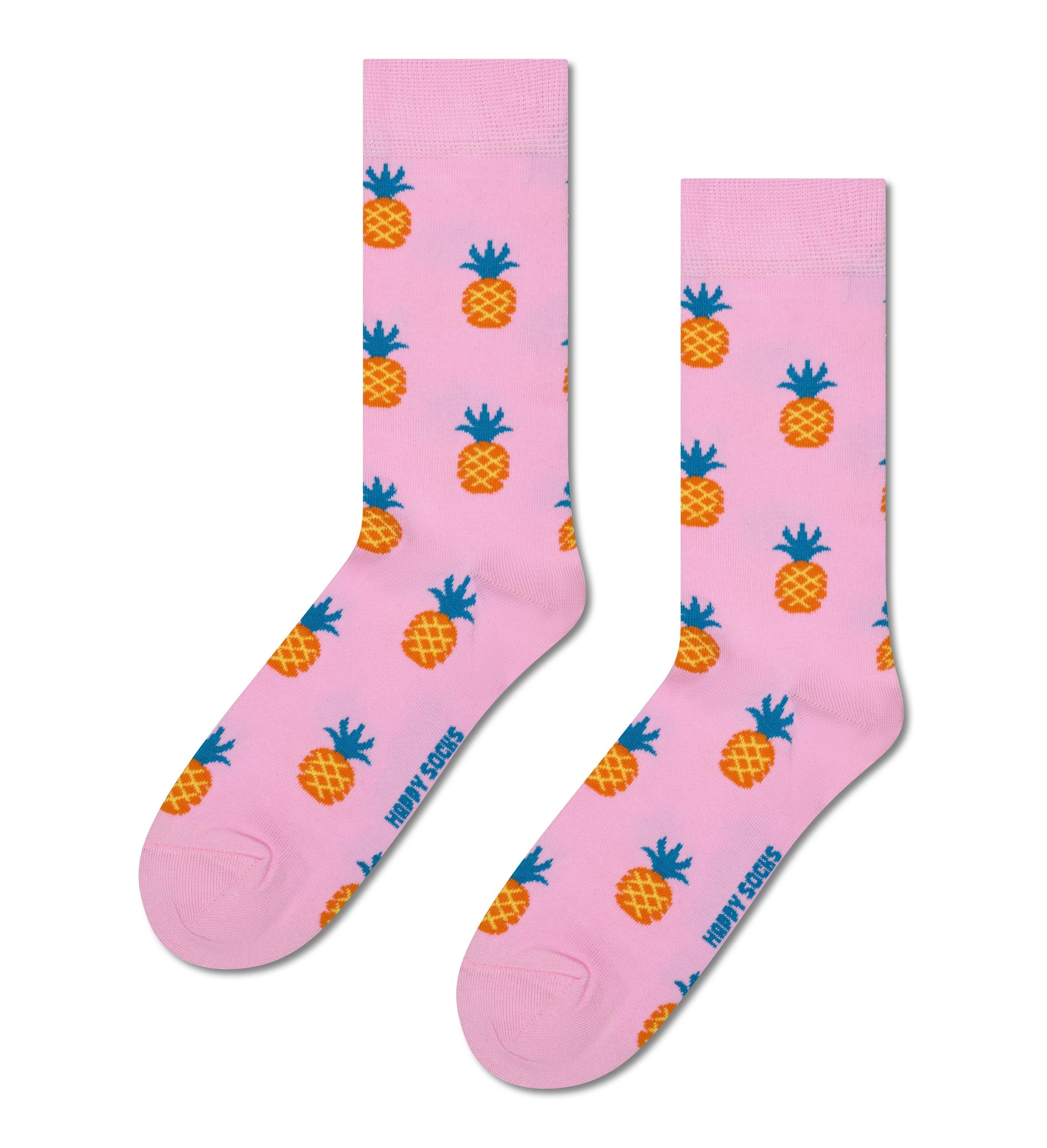 HAPPY SOCKS | LITE PINEAPPLE SOCK | האפי סוקס זוג גרביים אננס 911