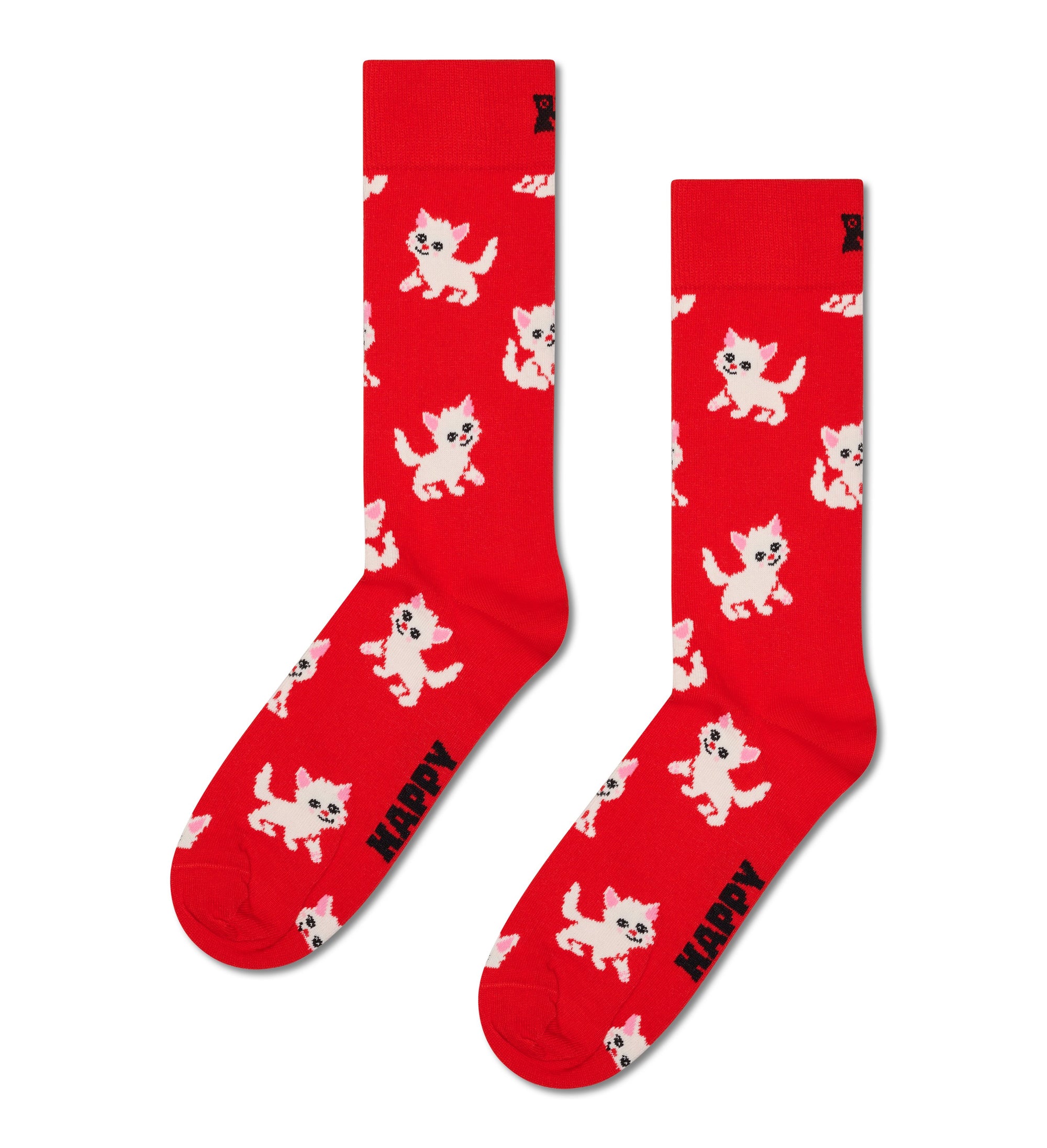 HAPPY SOCKS | KITTEN SOCK | האפי סוקס זוג גרביים חתלתול 911