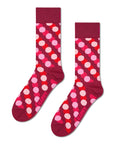 HAPPY SOCKS | BIG DOT SHADE SOCK | האפי סוקס זוג גרביים נקודות גדול 911