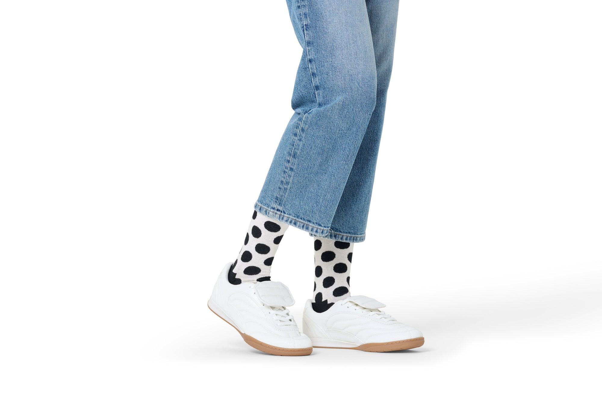HAPPY SOCKS | BIG DOT SOCK | האפי סוקס זוג גרביים נקודות 911