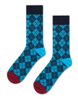 HAPPY SOCKS | MINI ARGYLE JAQUARD SOCK | האפי סוקס זוג גרביים מעוינים קטן 911