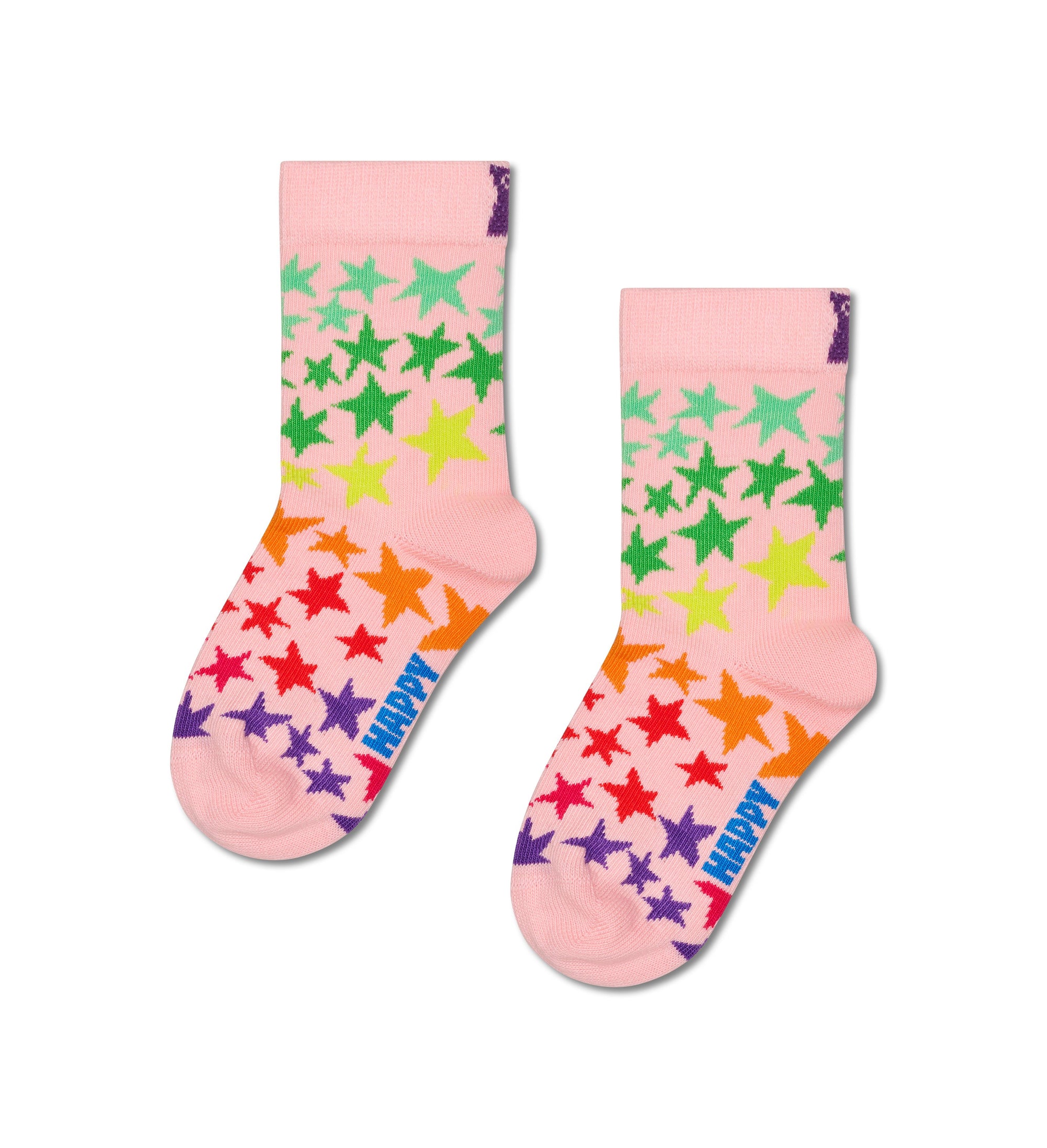 HAPPY SOCKS | KIDS STAR SOCK | האפי סוקס זוג גרביים ילדים כוכבים 911