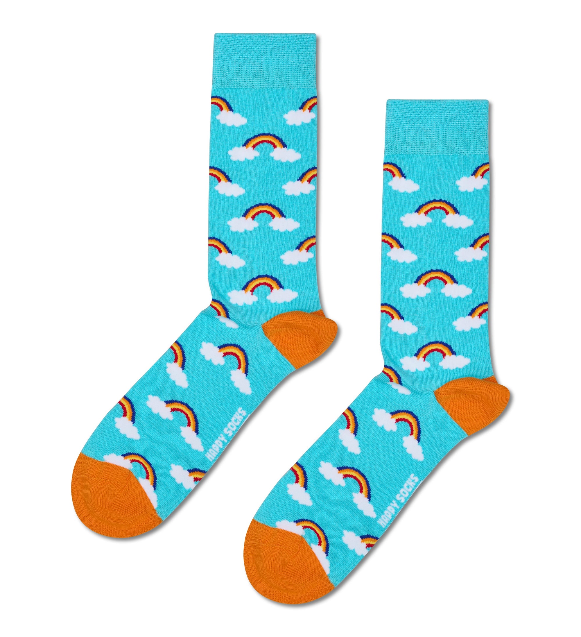 HAPPY SOCKS | LITE RAINBOW SOCK | האפי סוקס זוג גרביים קשת 911