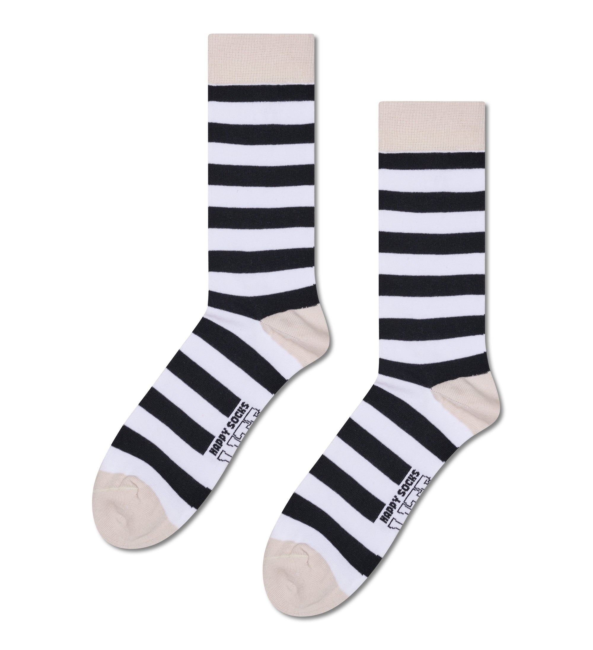 HAPPY SOCKS | LITE BIG STRIPE SOCK | האפי סוקס זוג גרביים פסים 911