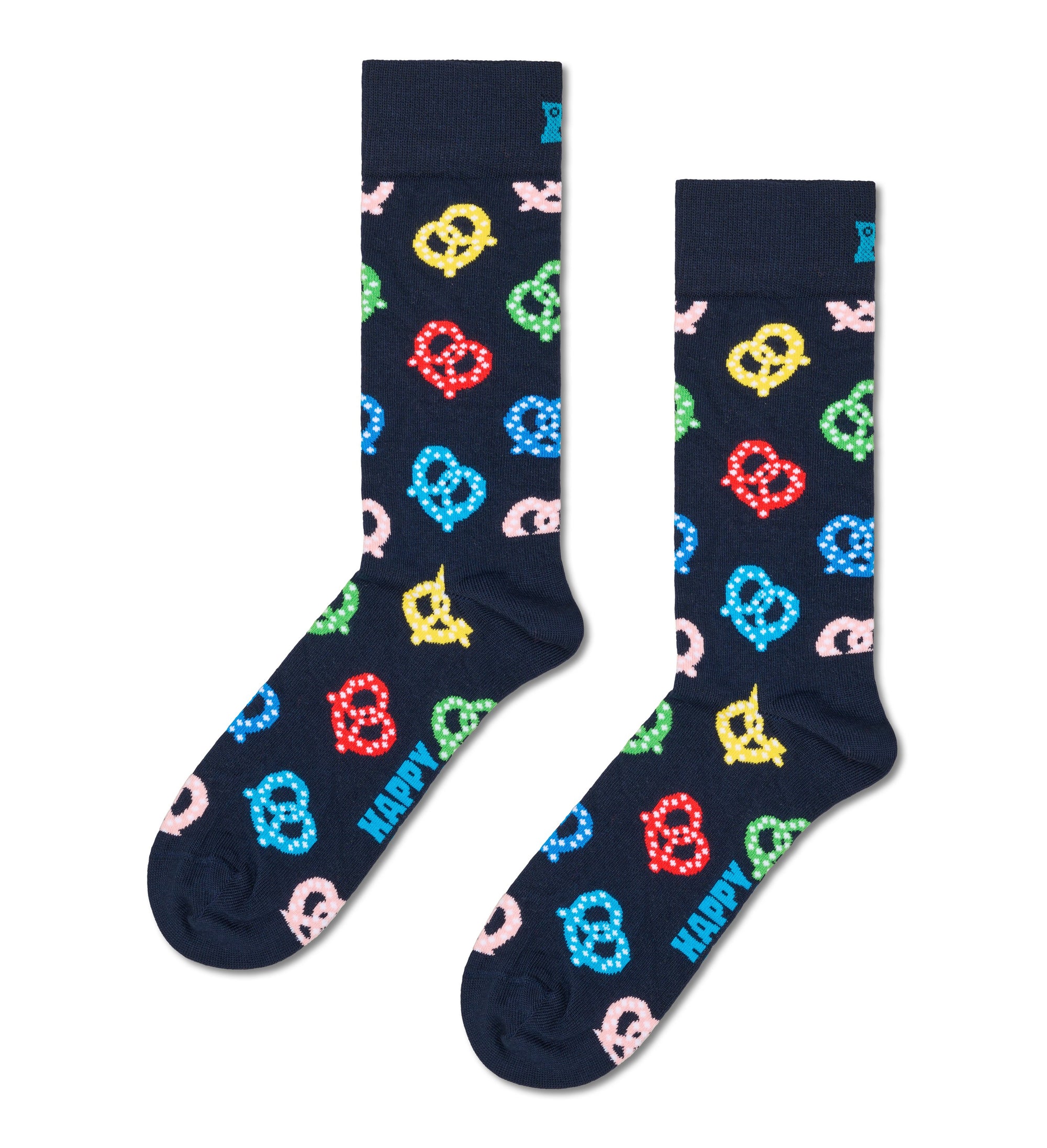 HAPPY SOCKS | PRETZEL SOCK | האפי סוקס זוג גרביים בייגלה 911
