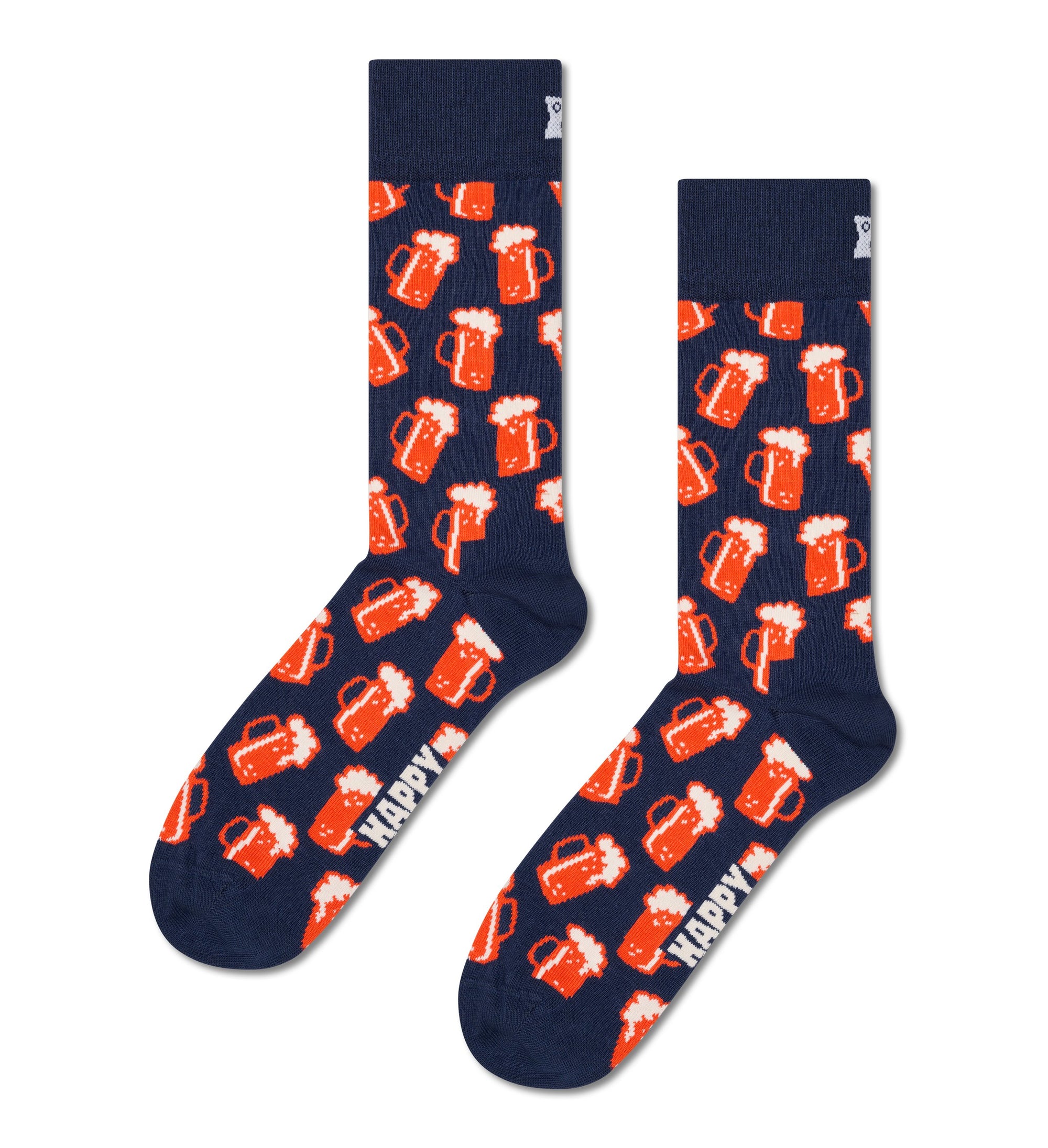 HAPPY SOCKS | BEER SOCK | האפי סוקס זוג גרביים בירה 911