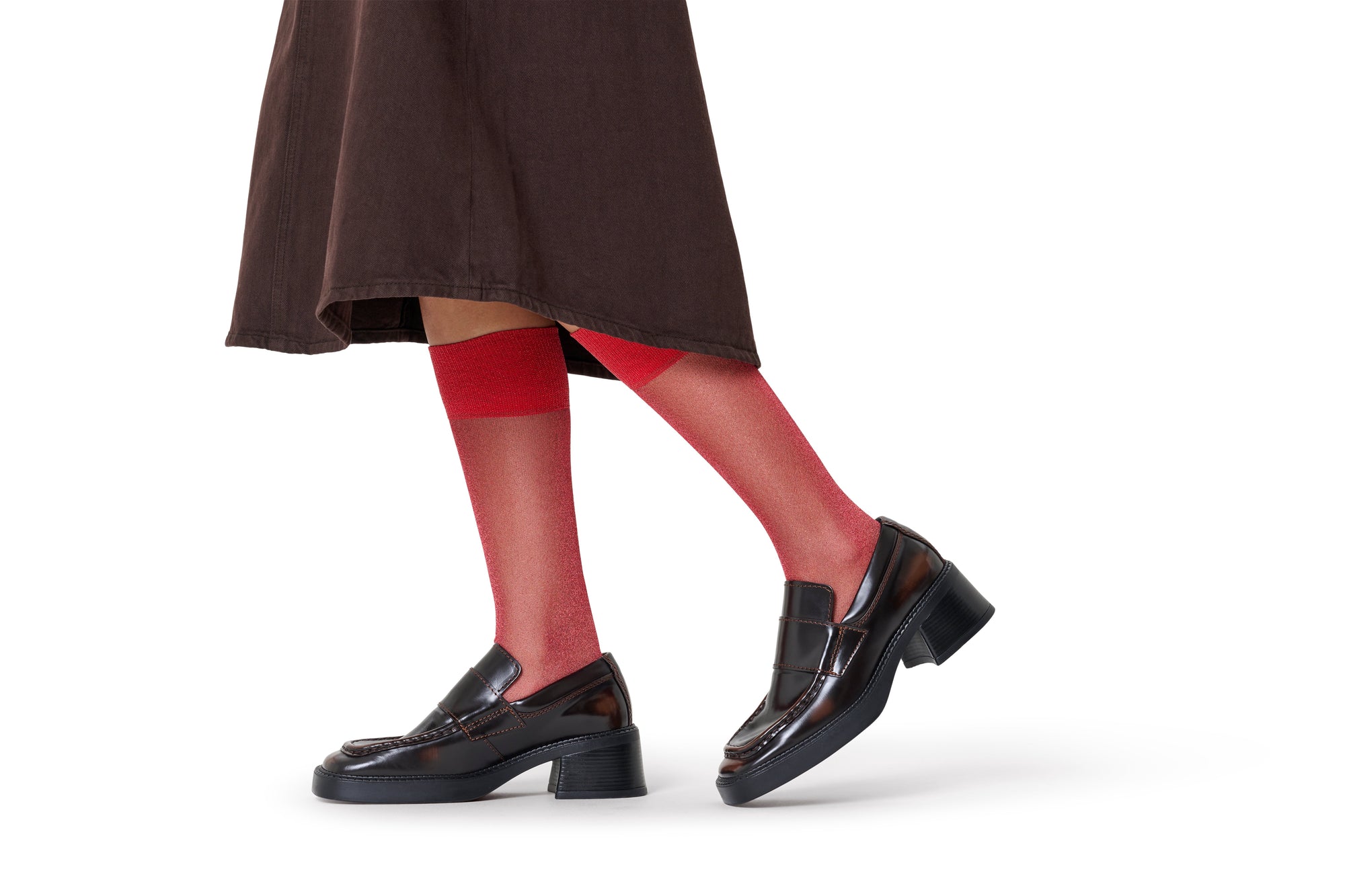 HAPPY SOCKS | SHEER ME UP KNEE HIGH SOCK | האפי סוקס זוג גרביים ברך 911