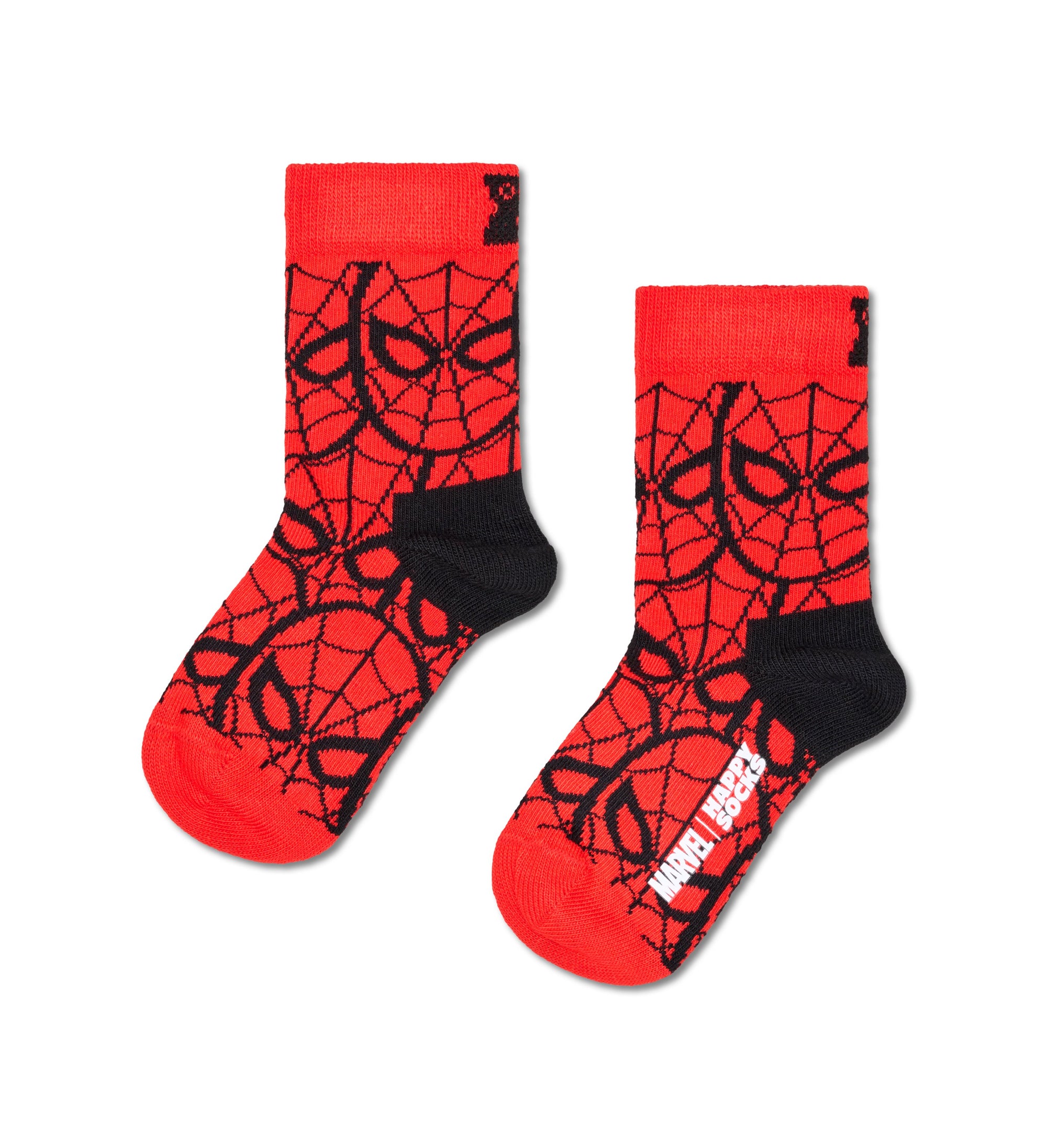 HAPPY SOCKS |MARVEL™ KIDS SPIDER-MAN SOCK | האפי סוקס זוג גרביים ילדים ספיידרמן 911