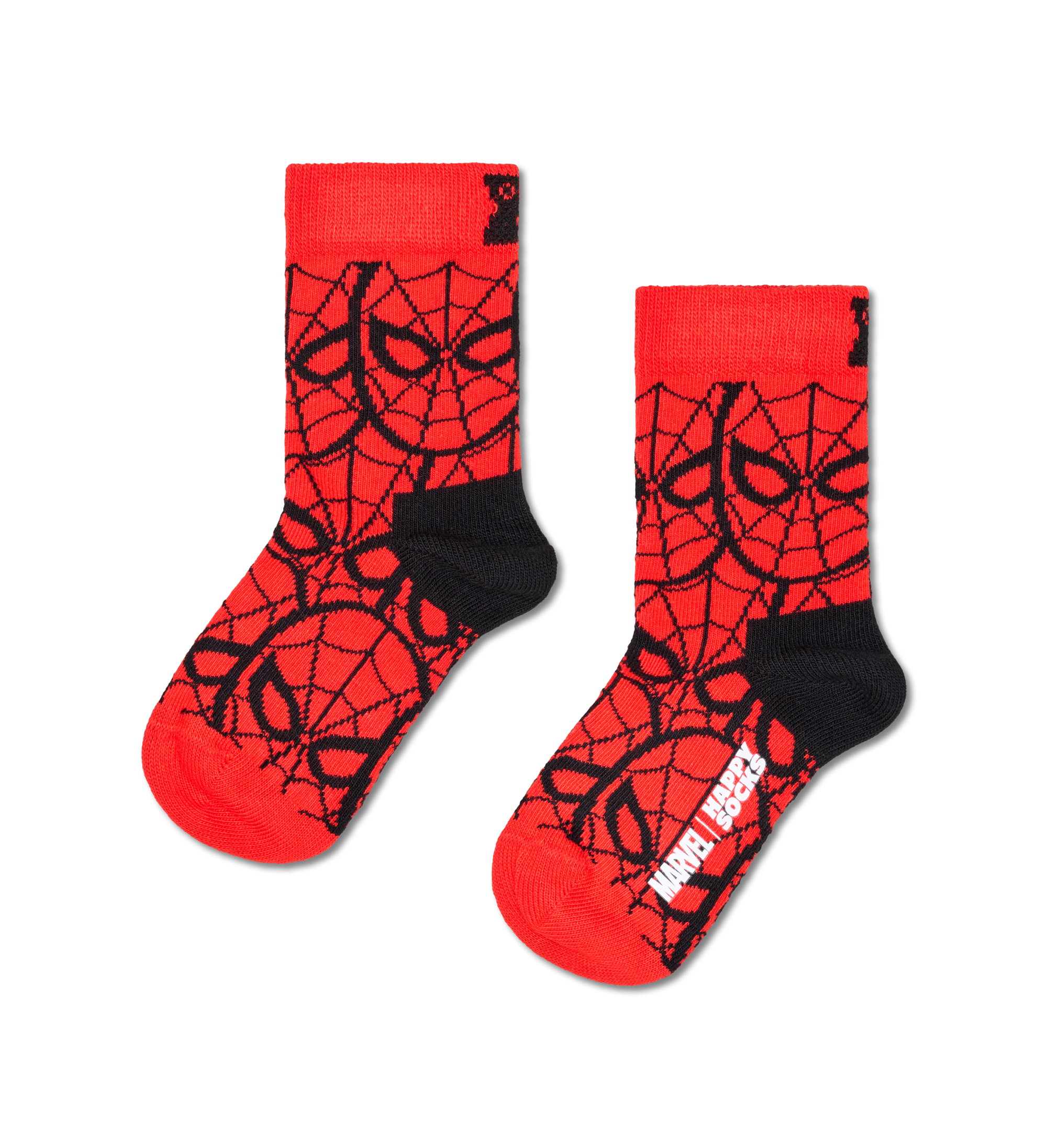 HAPPY SOCKS |MARVEL™ KIDS SPIDER-MAN SOCK | האפי סוקס זוג גרביים ילדים ספיידרמן 911