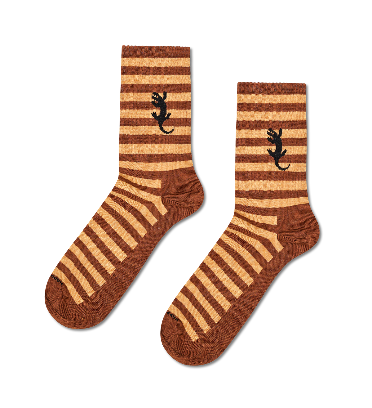 HAPPY SOCKS | KROKO &amp; STRIPES SNEAKER SOCK | האפי סוקס זוג גרביים 911