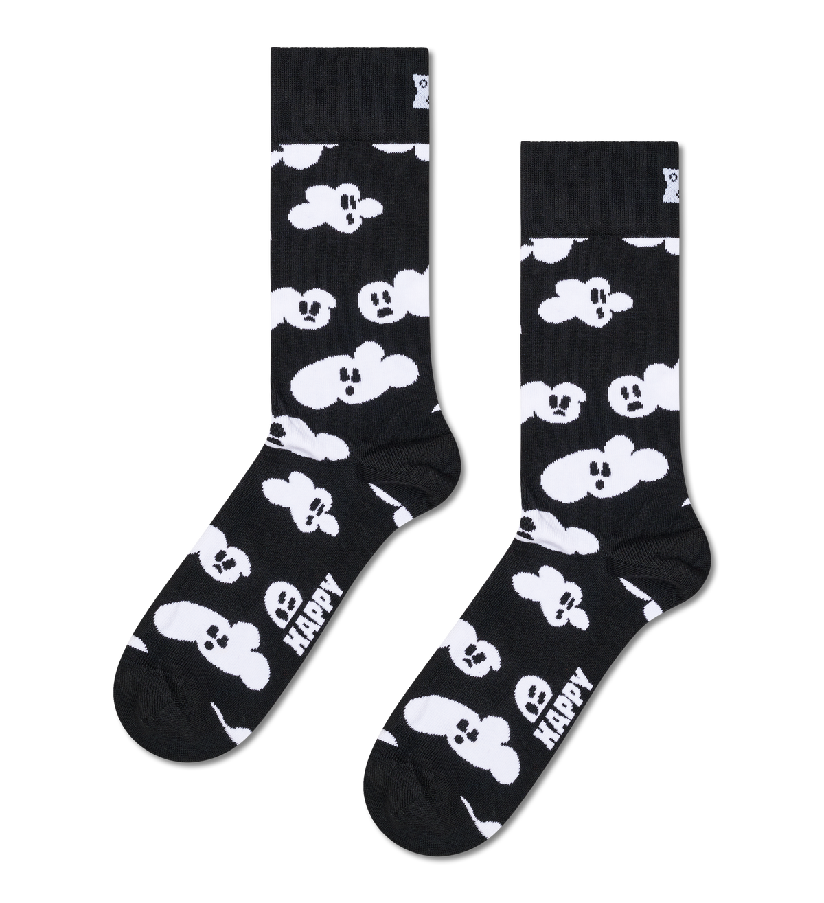 HAPPY SOCKS | CLOUDY GHOST SOCK | האפי סוקס זוג גרביים 911