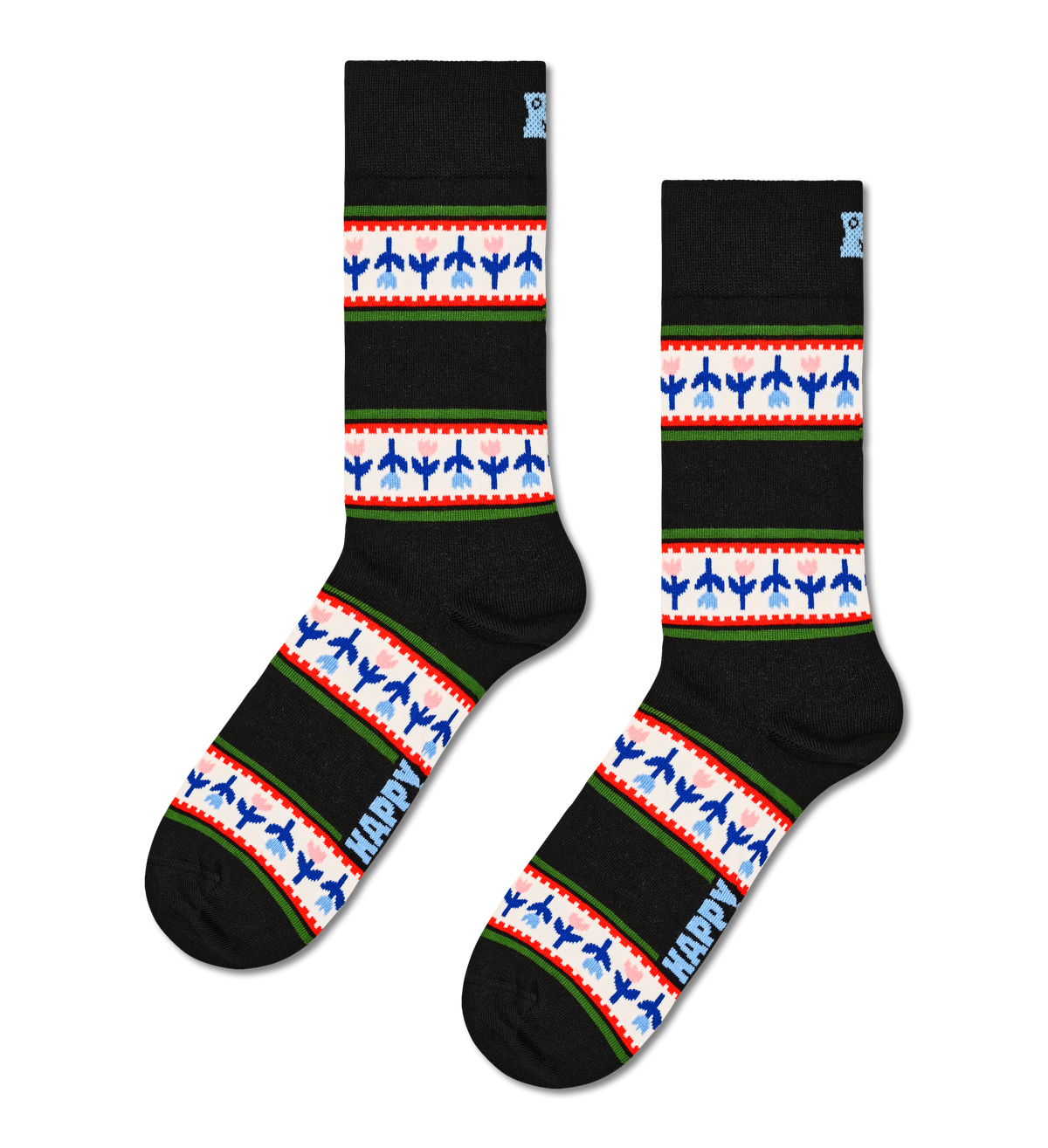 HAPPY SOCKS | TULIP STRIPE SOCK | האפי סוקס זוג גרביים 911