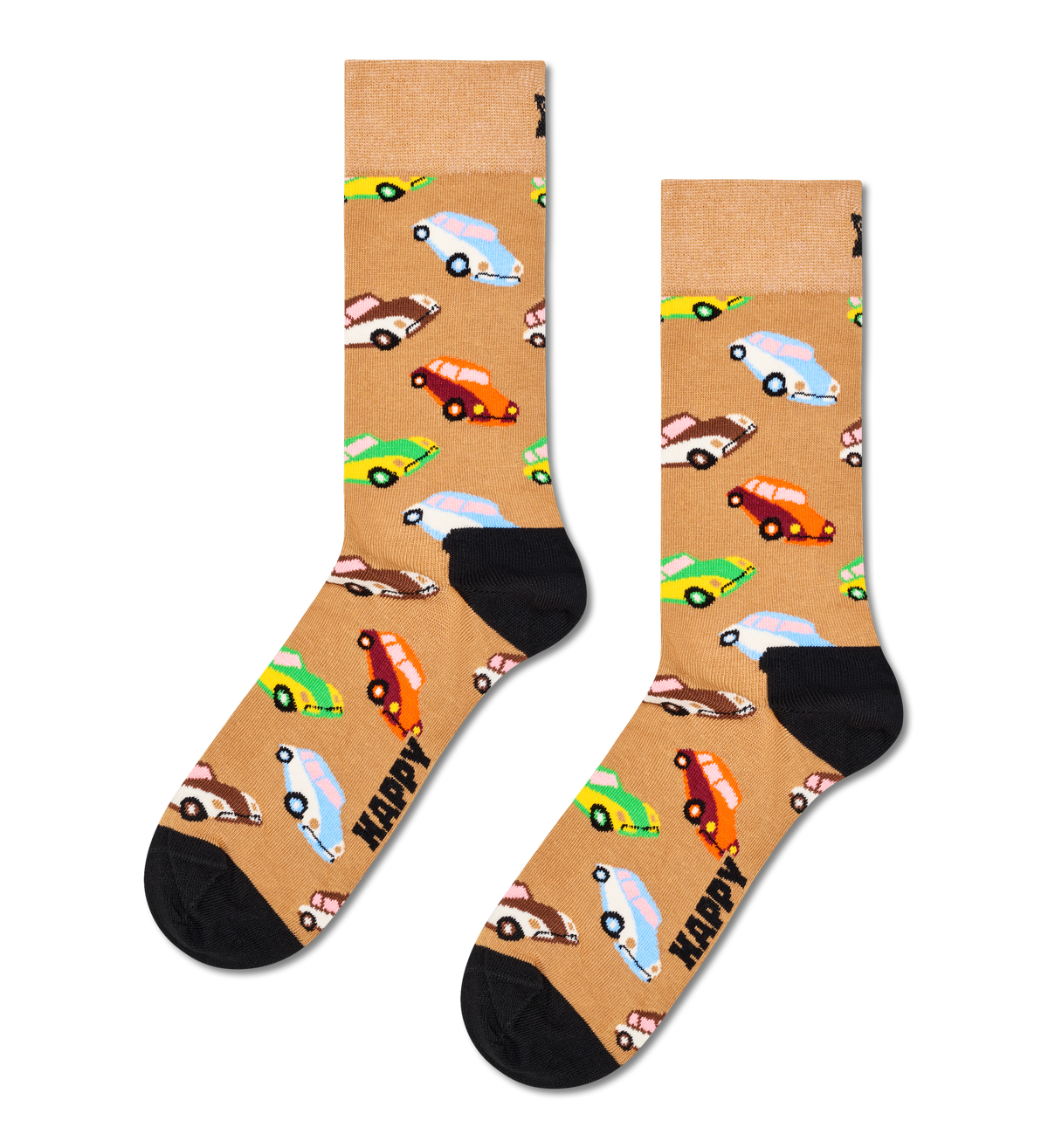 HAPPY SOCKS | CAR SOCK | האפי סוקס זוג גרביים 911