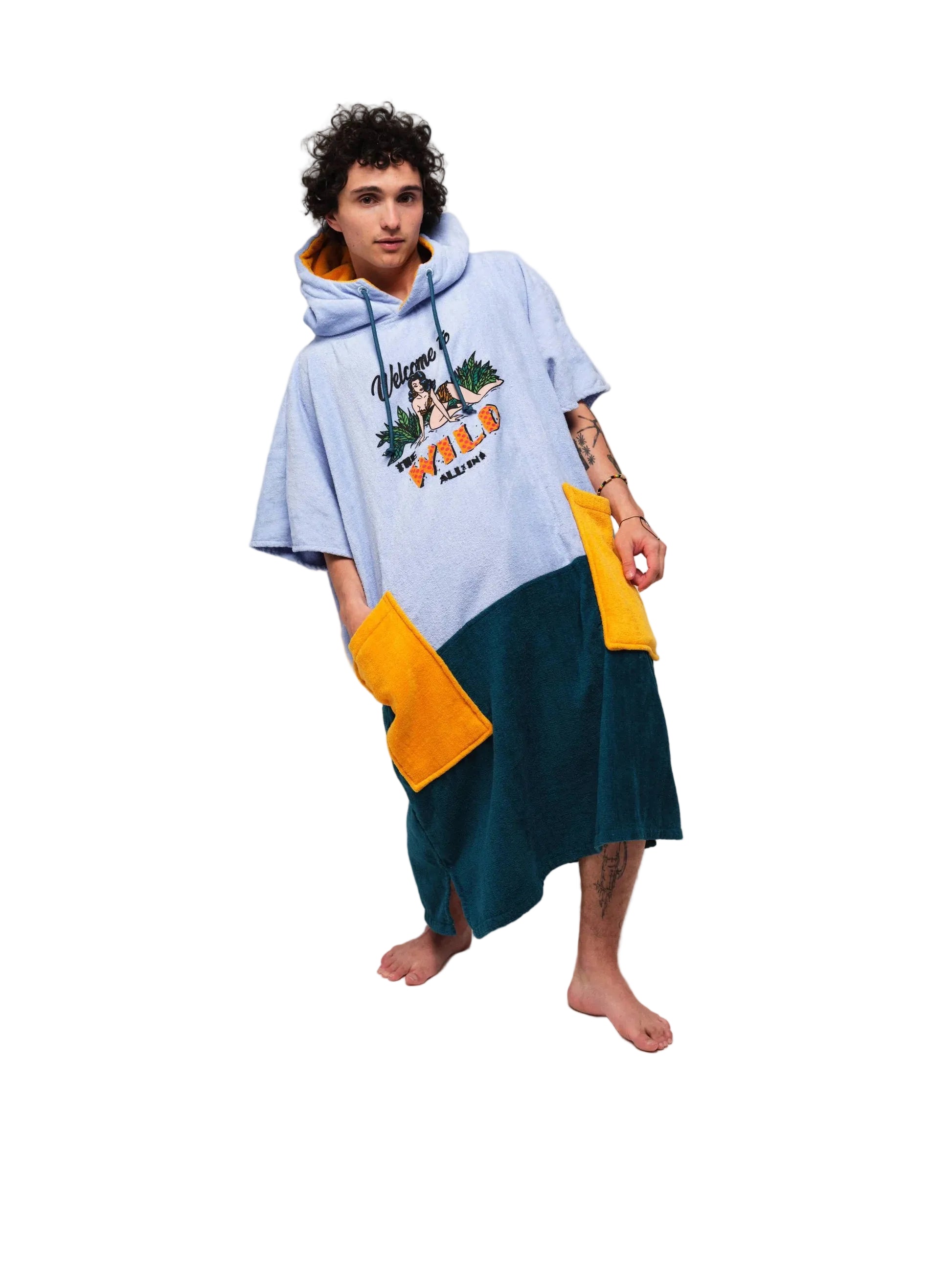 ALL IN | WOMEN PONCHO | פונצ'ו S-XL X pass