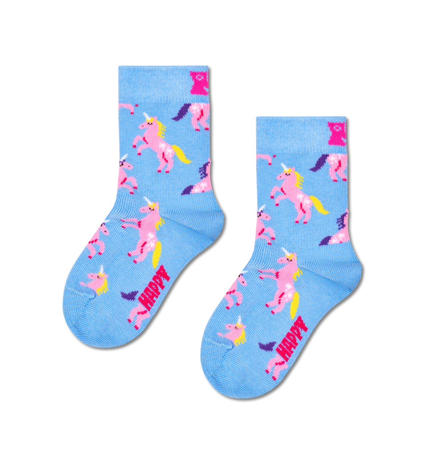 HAPPY SOCKS | KIDS UNICORN SOCK | האפי סוקס זוג גרביים לתינוקות 911