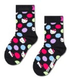 HAPPY SOCKS | KIDS HELLO KITTY DOT SOCK | האפי סוקס זוג גרביים לתינוקות 911