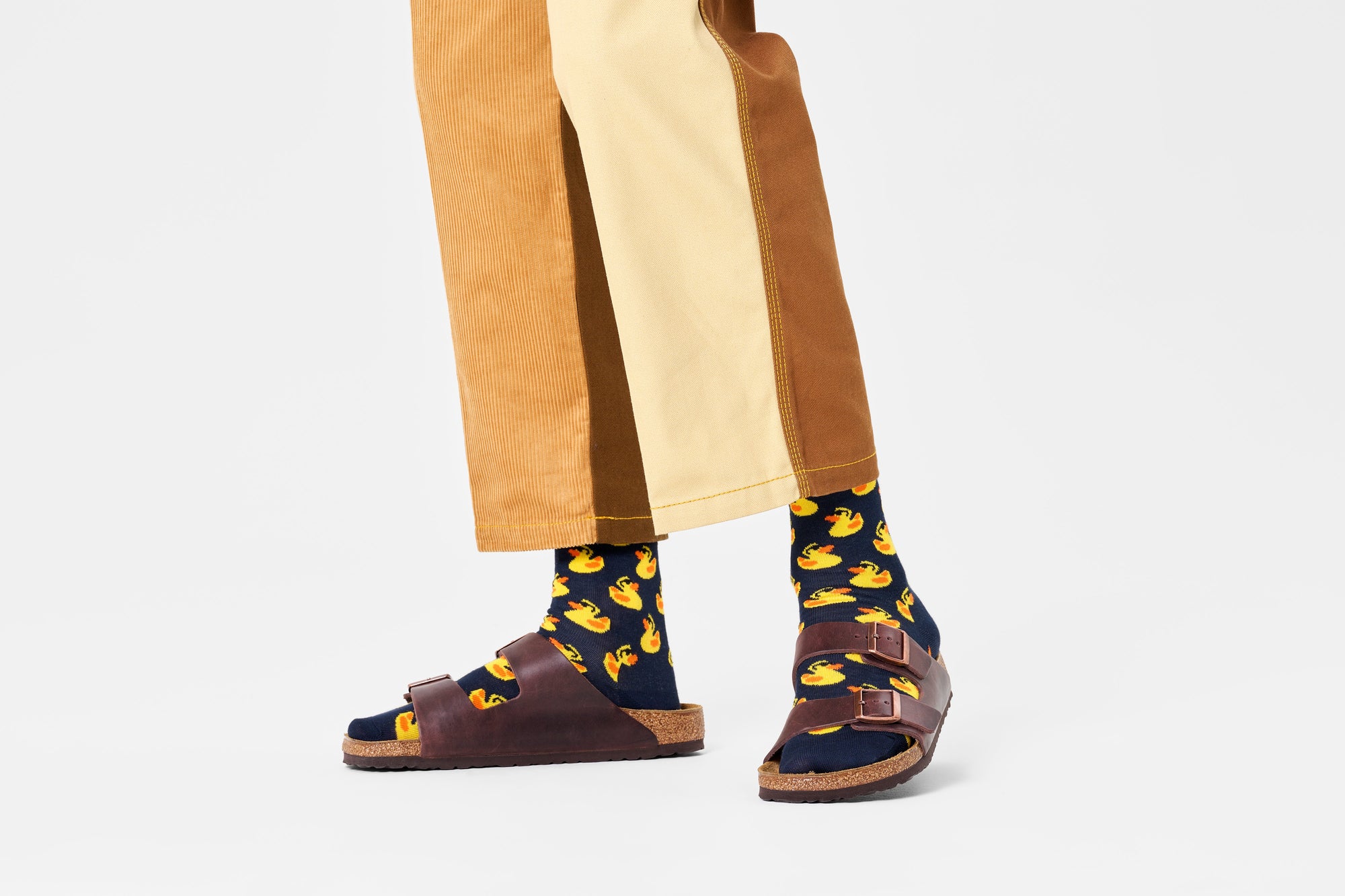 HAPPY SOCKS | RUBBER DUCK SOCK | האפי סוקס זוג גרביים ברווזים 911