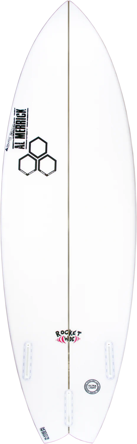 AL MERRICK| ROCKET WIDE PU 5&#39;7 FCS2 28.7L | גלשן אל מריק