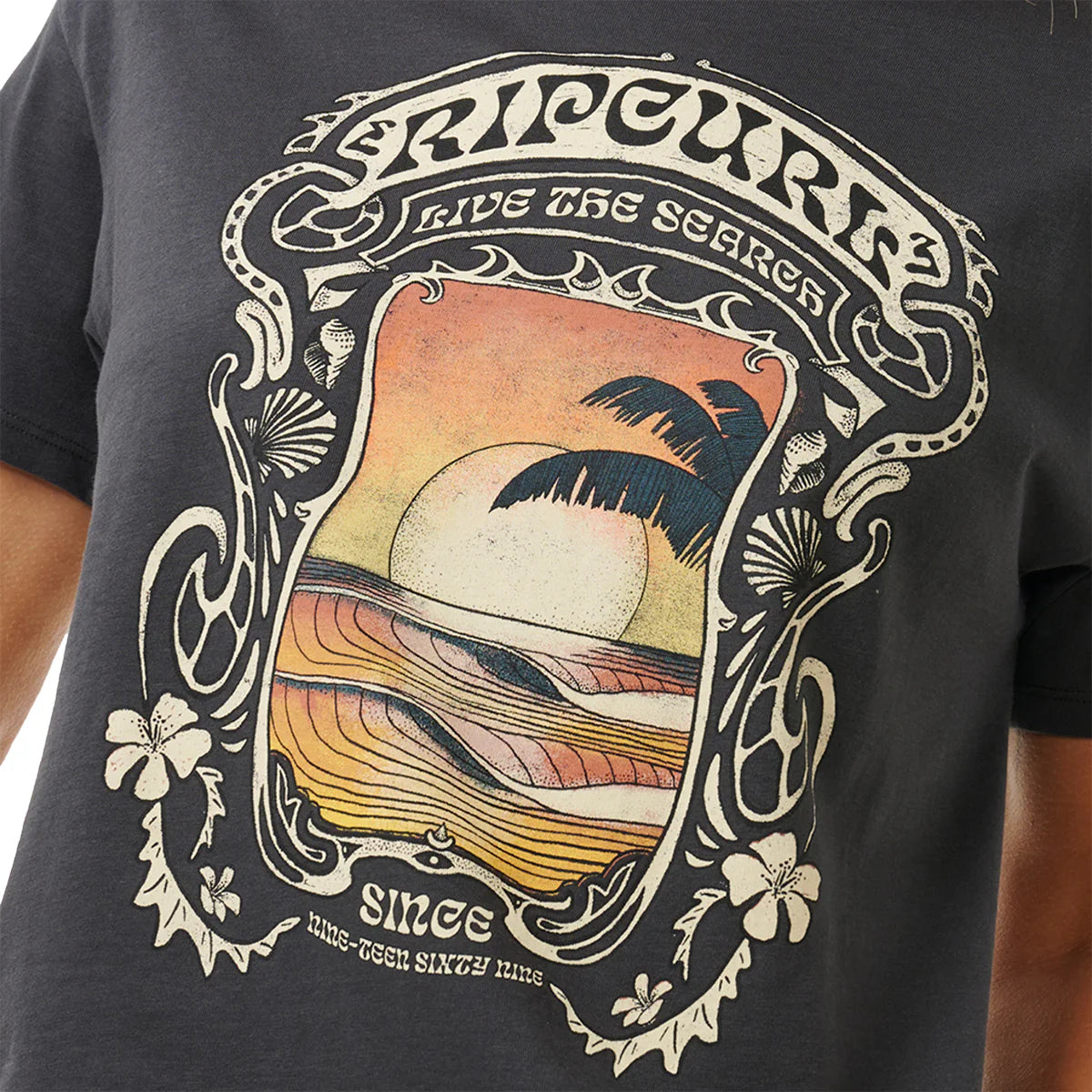 RIP CURL | SEA SHELLS RELAXED TEE | חולצה קצרה נשים וויבז מ.ס בע&quot;מ