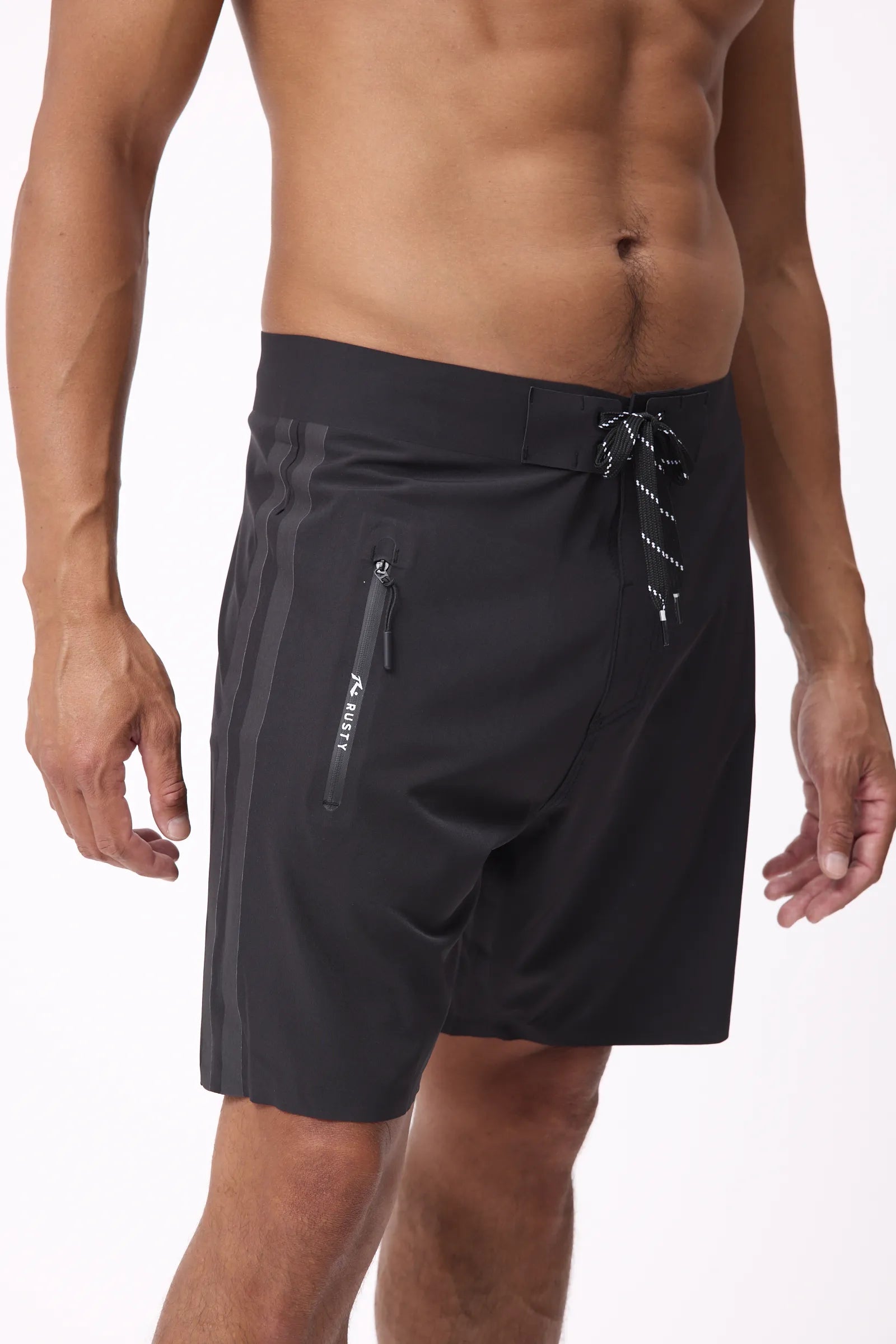 RUSTY | SHORT PRETO BLACK | מכנס בגד ים גלישה אוריונקה