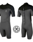 SOORUZ Shorty FLY 2/2 BACK-Zip | חליפת גלישה לגברים קצרה 2/2 מ"מ רוכסן אחורי דוגית