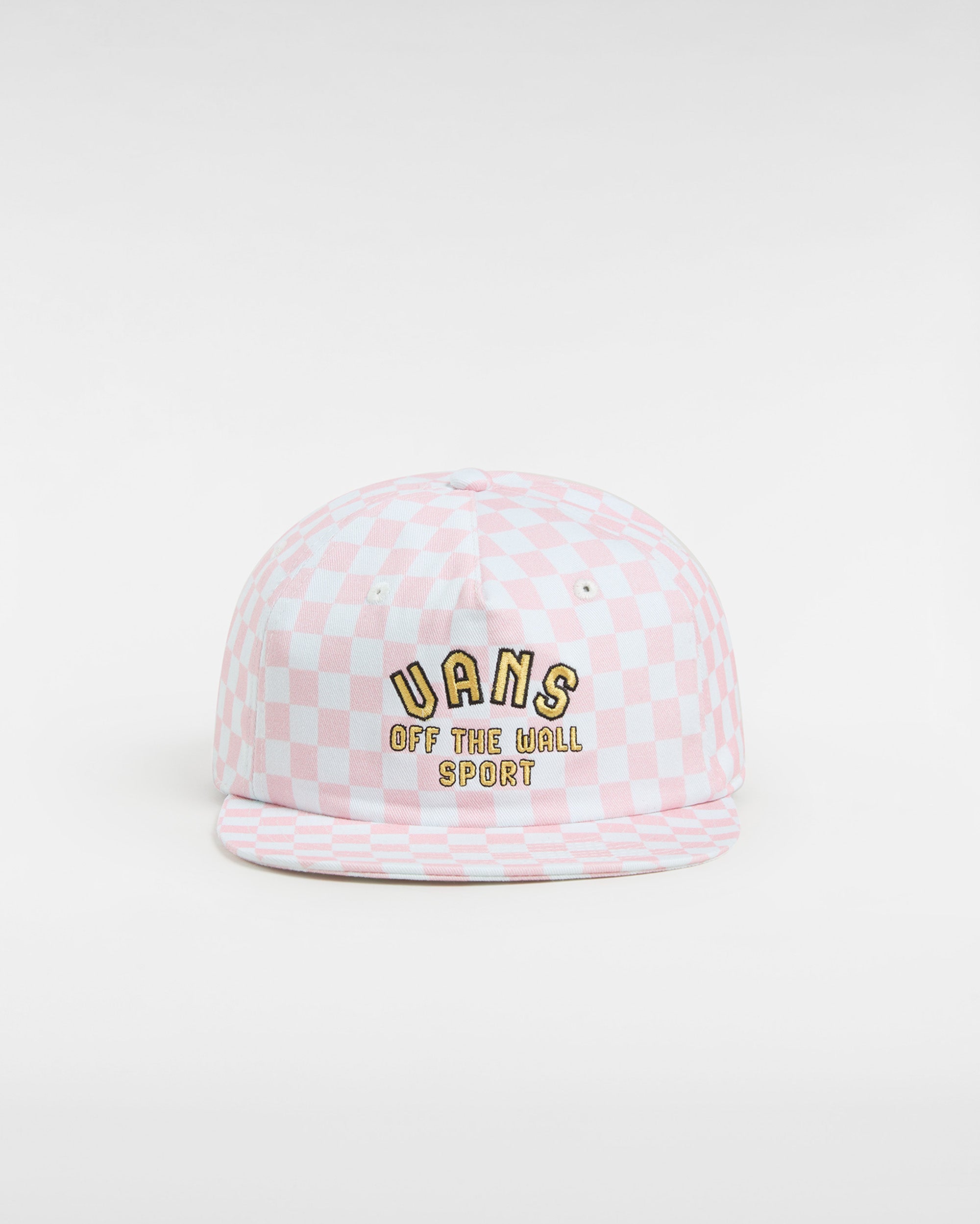 VANS | Willow Snapback OS | כובע ילדים משבצות ורוד/לבן וי .אפ ישראל (אפראל) בע&quot;מ