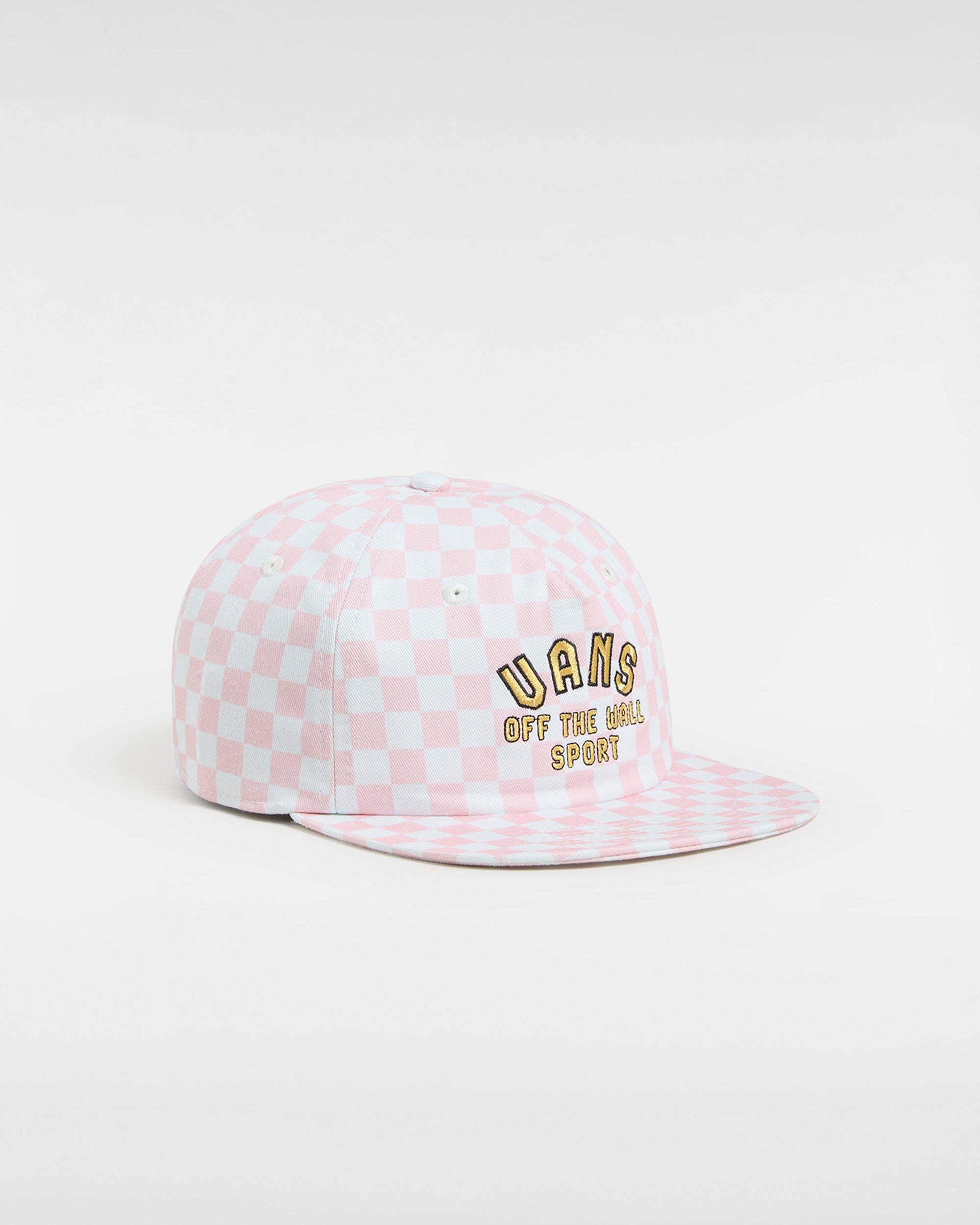 VANS | Willow Snapback OS | כובע ילדים משבצות ורוד/לבן וי .אפ ישראל (אפראל) בע&quot;מ