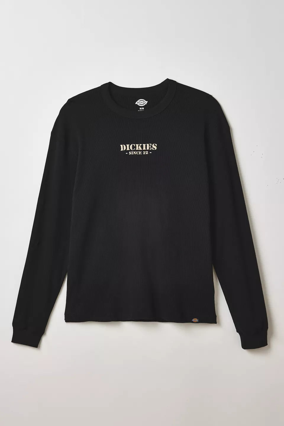 DICKIES | DICKIES WAFFLE TEE LS | חולצת וופל שרוול ארוך שחור וי .אפ ישראל (אפראל) בע"מ
