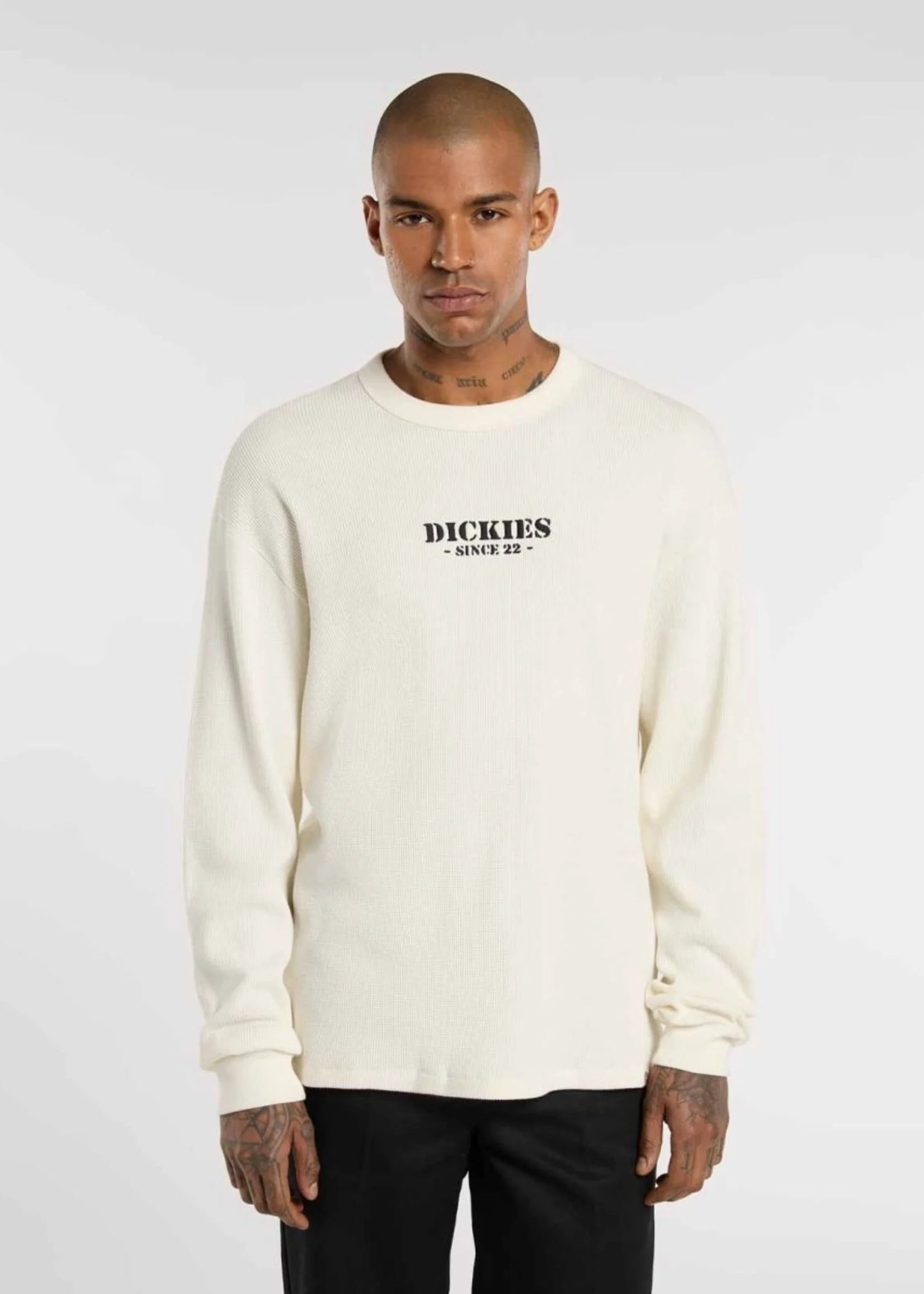 DICKIES | DICKIES WAFFLE TEE LS | חולצת וופל שרוול ארוך וי .אפ ישראל (אפראל) בע"מ
