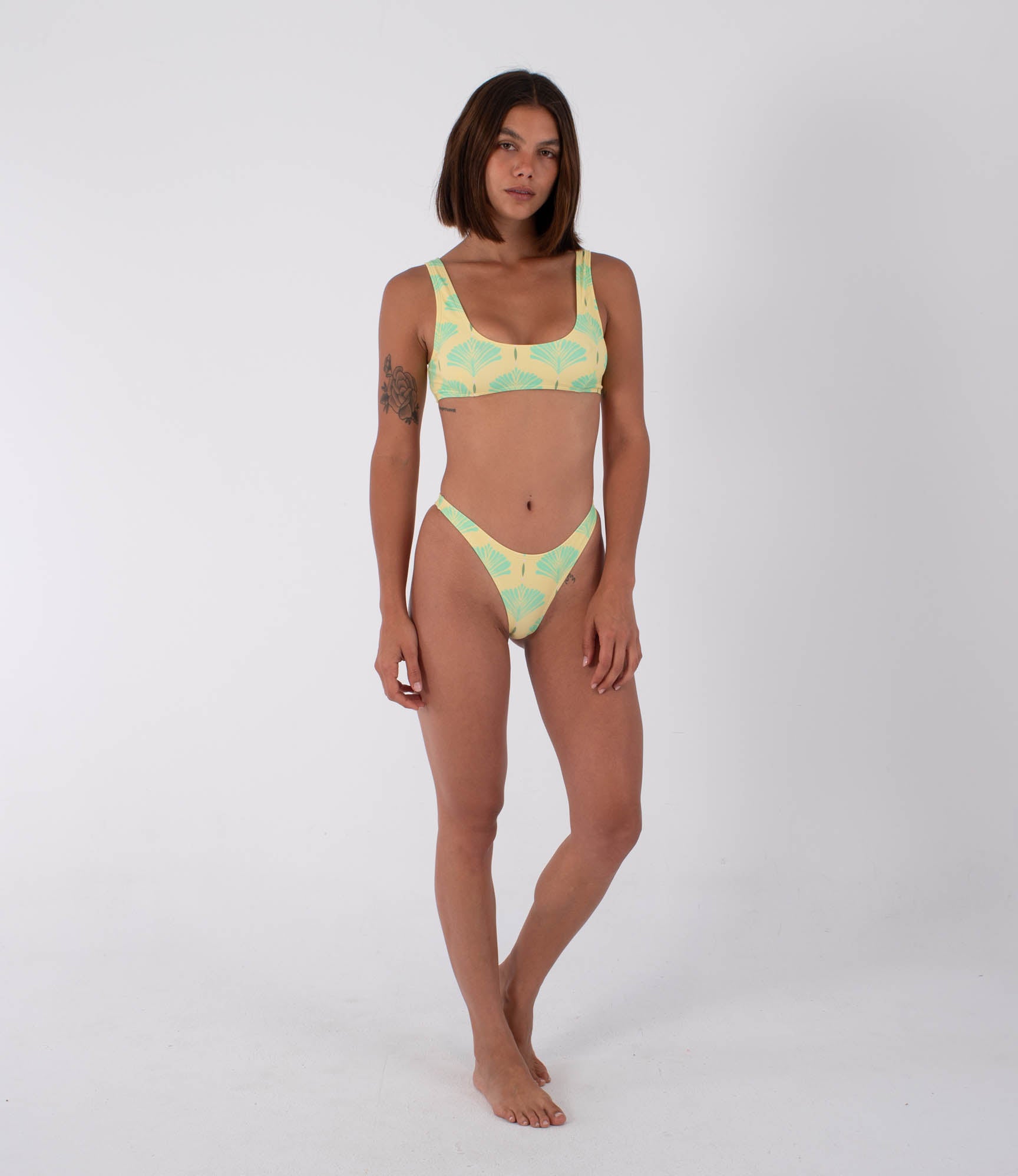 HURLEY | CHEKIEST PRINT | בגד ים נשים חלק תחתון 911