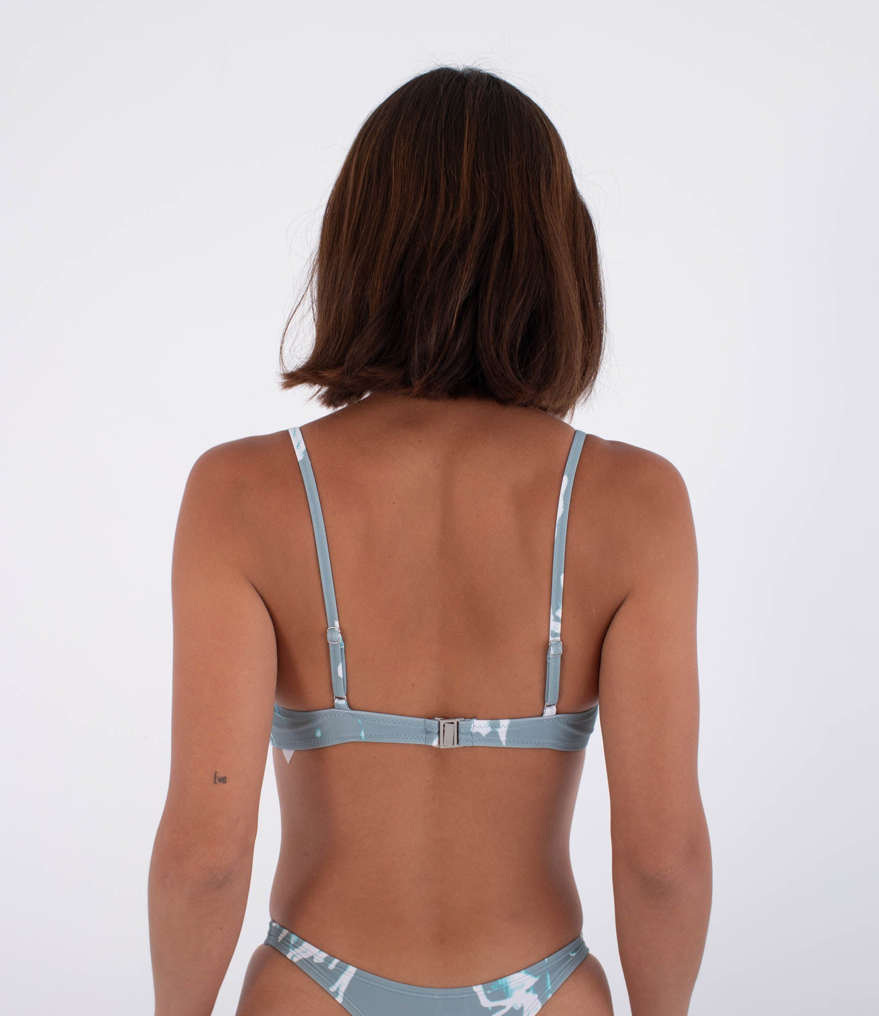 HURLEY | SCOOP CROP TOP PRINT | בגד ים נשים חלק עליון 911