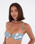 HURLEY |UNDER WIRE TOP | בגד ים נשים חלק עליון 911