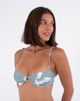 HURLEY |UNDER WIRE TOP | בגד ים נשים חלק עליון 911