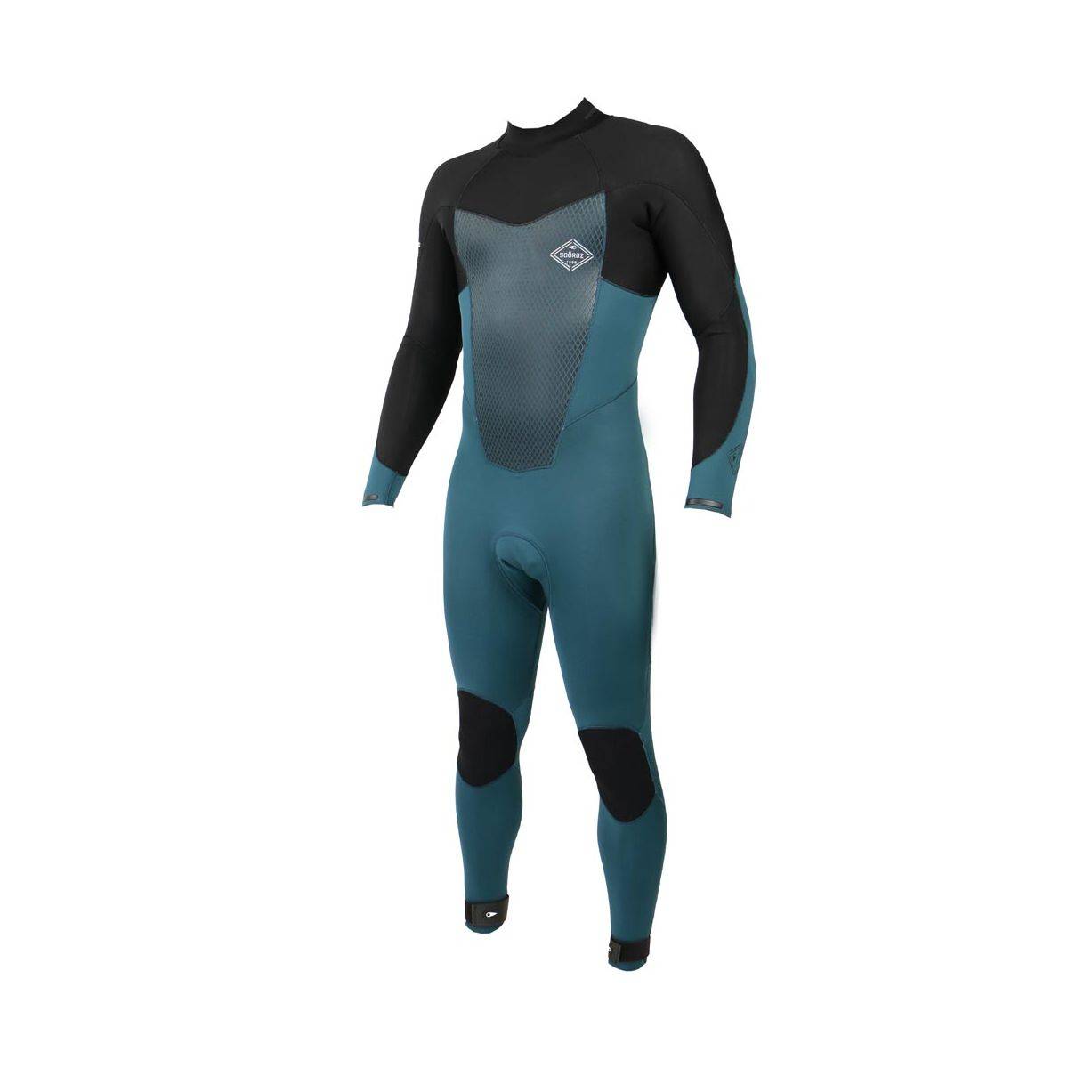 SOORUZ | FIGHTER BZ 3/2 BLUE 24 | חליפת גלישה גברים 3/2 סגירה אחורית דוגית