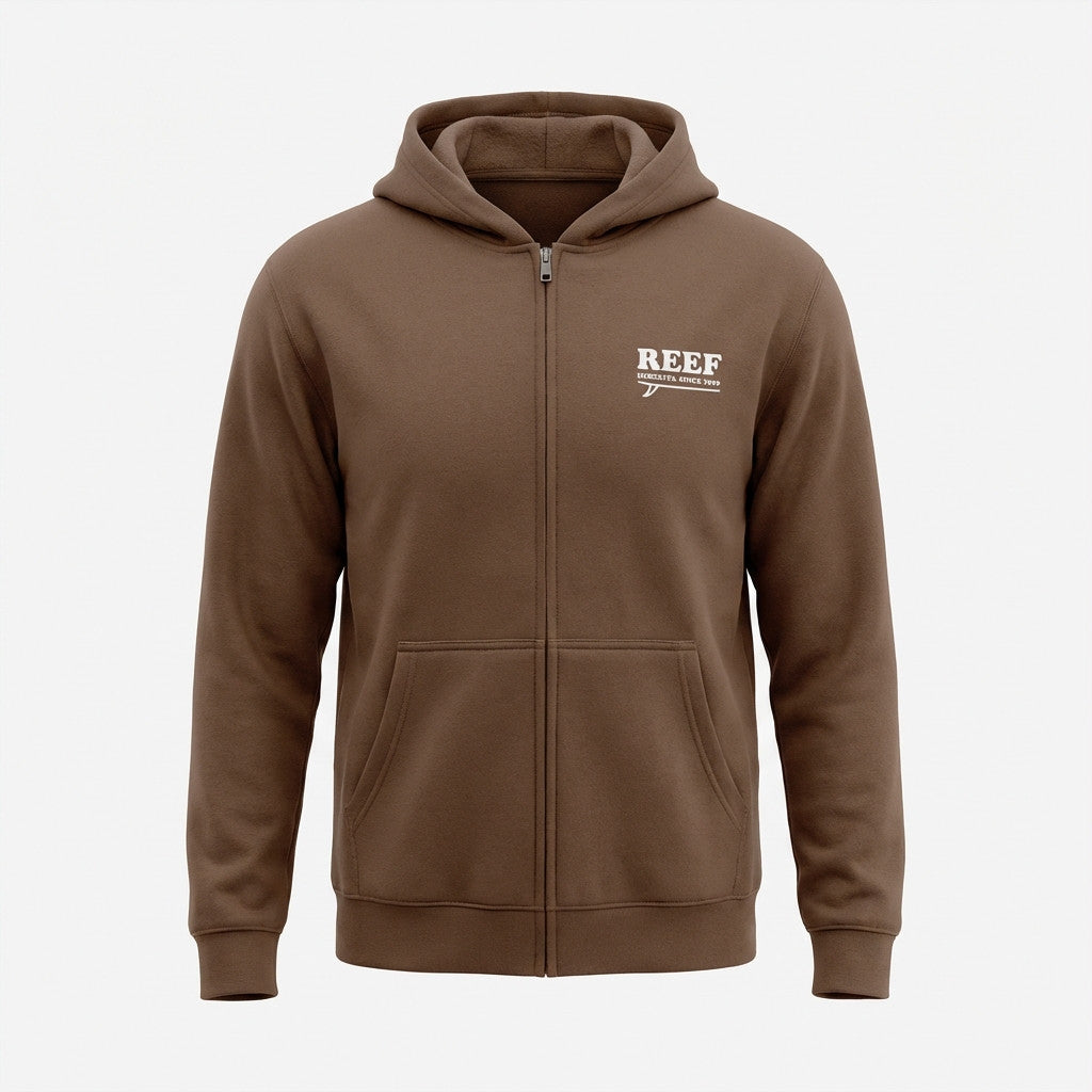Reef Hoodie | קפוצ'ון חום ריף Reef Shop
