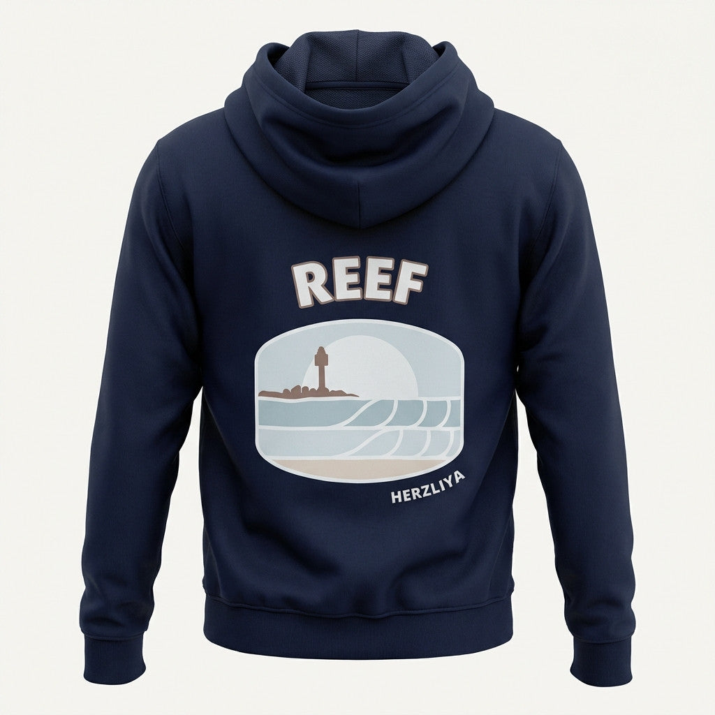 Reef Hoodie | קפוצ'ון כחול ריף כחול Reef Shop