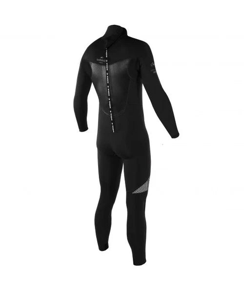 SOORUZ | Fullsuit 3/2 BZ FIGHTER חליפת גלישה לגברים סורוז פייטר שחור/בורדו רוכסן אחורי| 22 דוגית