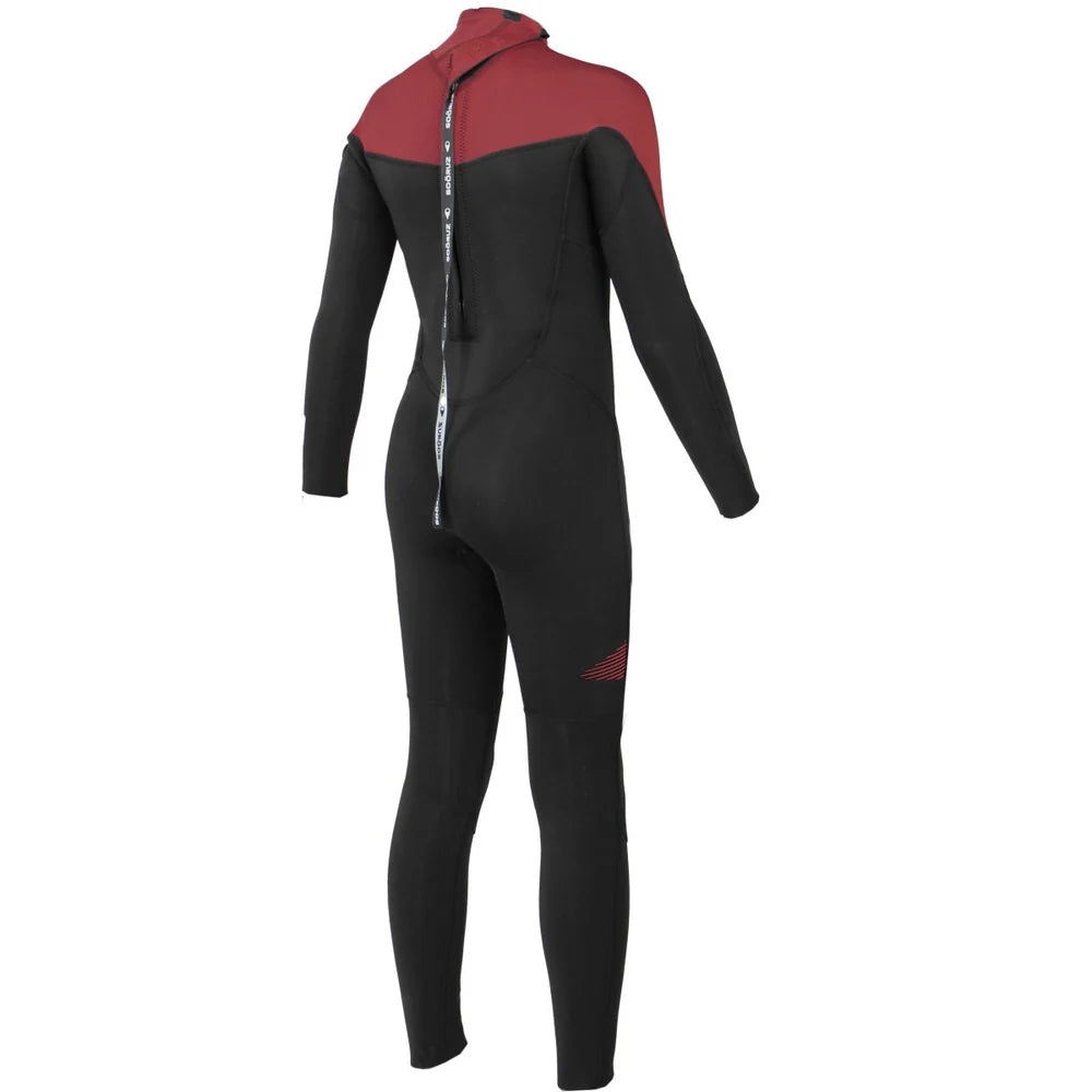 SOORUZ | FLY+ KIDS BZ 4/3 BLACK 25 | חליפת גלישה ילדים פליי 4/3 רוכסן אחורי דוגית