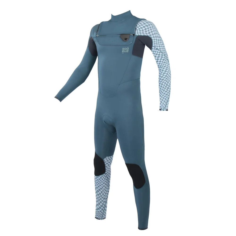 SOORUZ | KIDS 3/2 FIGHTER FZ 25 | חליפת גלישה ילדים רוכסן קדמי 3/2 כחול דוגית