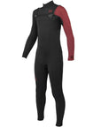 SOORUZ | FLY+ KIDS FZ 4/3 BLACK 25 | חליפת גלישה ילדים פליי 4/3 רוכסן קדמי דוגית